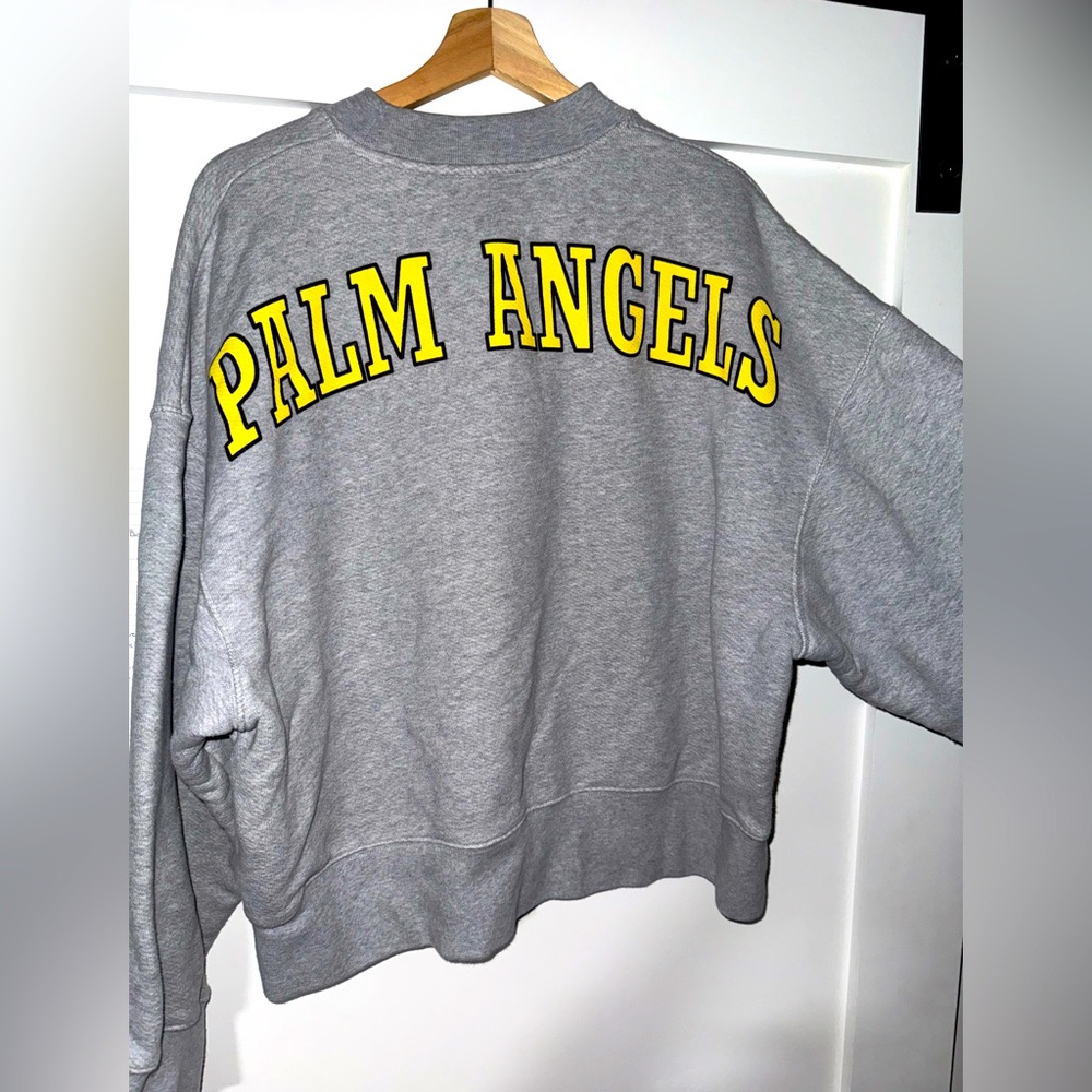 BIG BEAR COTTON-JERSEY SWEATSHIRT IN MELANGE GREY